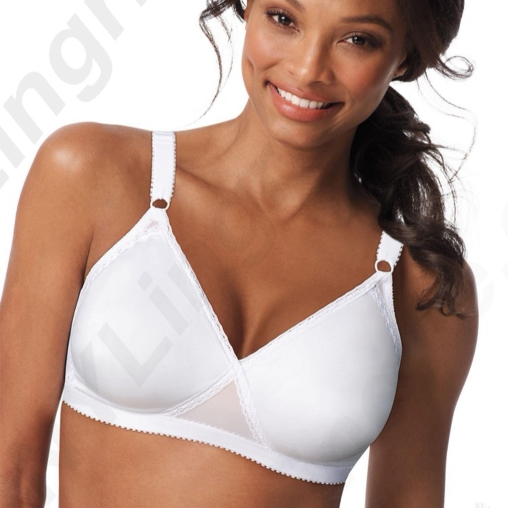 2 NWT Playtex 0655 wire free 38C White Bra